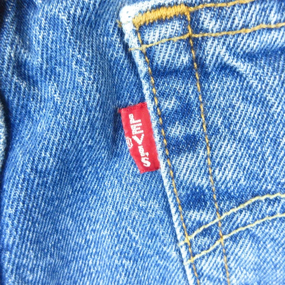 Levi's 501 Jeans Womens 26 Med Blue 145th Anniversary Limited Edition Distressed